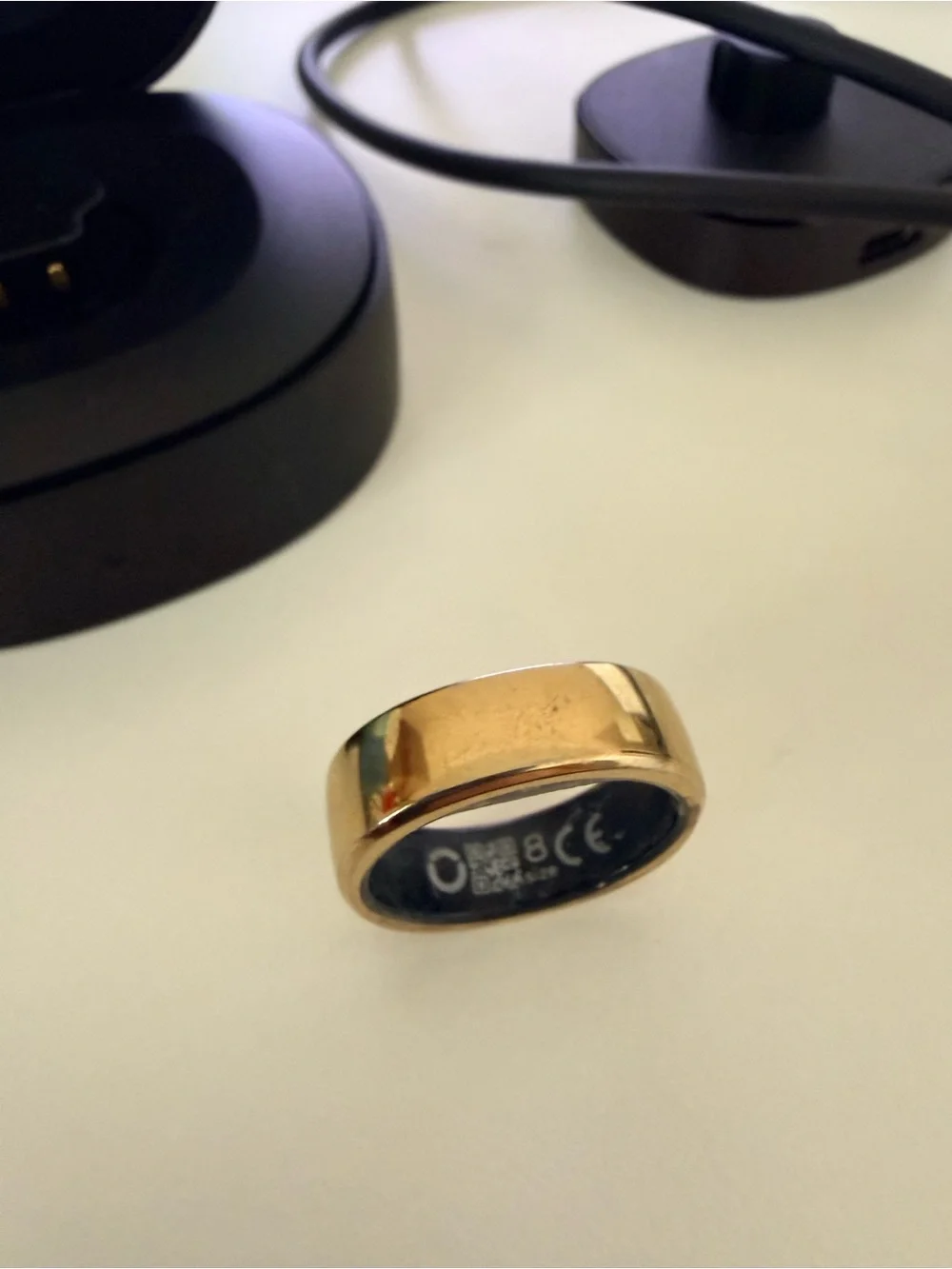 Ringconn V1 Gold Smart Ring - Size 8